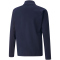 PUMA teamLIGA 1/4-Zip Top Kinder peacoat/puma white 164