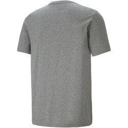 PUMA Essential Logo T-Shirt Herren medium gray heather 4XL