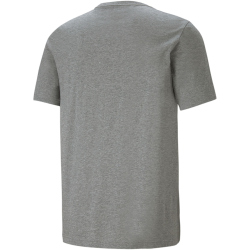 PUMA Essential Logo T-Shirt Herren 03 - medium gray heather M