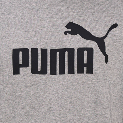 PUMA Essential Logo T-Shirt Herren 03 - medium gray heather M