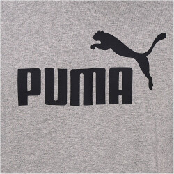 PUMA Essential Logo T-Shirt Herren medium gray heather L