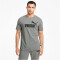 PUMA Essential Logo T-Shirt Herren medium gray heather L