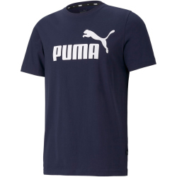 PUMA Essential Logo T-Shirt Herren peacoat M