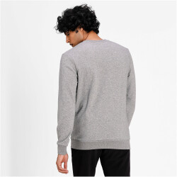 PUMA Essentials Big Logo Crew Sweatshirt Herren medium gray heather S