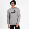 PUMA Essentials Big Logo Crew Sweatshirt Herren medium gray heather L