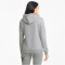 PUMA Essentials Logo Terry-Hoodie Damen light gray heather M