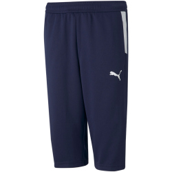 PUMA teamLIGA 3/4 Trainingshose Kinder peacoat/puma white...
