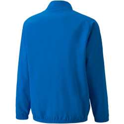 PUMA teamLIGA Sideline Pr&auml;sentationsjacke Kinder electric blue lemonade/white 164