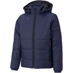 PUMA teamLIGA Allwetter Jacke Kinder peacoat/puma white 164