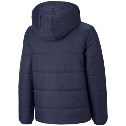 PUMA teamLIGA Allwetter Jacke Kinder peacoat/puma white 164