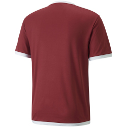 PUMA teamLIGA Trikot Herren cordovan/puma white S
