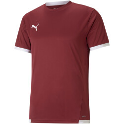 PUMA teamLIGA Trainingsshirt Herren cordovan/puma white M