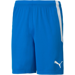 PUMA teamLIGA Trainingsshorts Herren 02 - electric blue lemonade/puma white XL