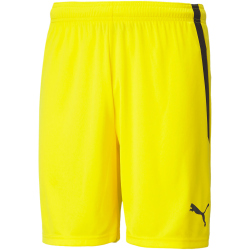 PUMA teamLIGA Shorts Herren 07 - cyber yellow/puma black XL