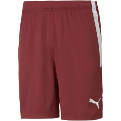 PUMA teamLIGA Shorts Herren 09 - cordovan/puma white XXL