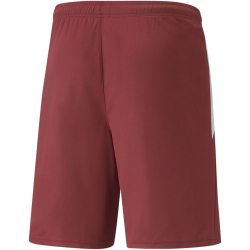 PUMA teamLIGA Shorts Herren 09 - cordovan/puma white XXL