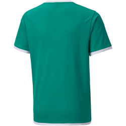 PUMA teamLIGA Trikot Kinder 05 - pepper green/puma white 140