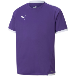 PUMA teamLIGA Trikot Kinder 10 - prism violet/puma white 140