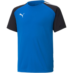 PUMA teamPACER Trikot Kinder electric blue/black/white 164