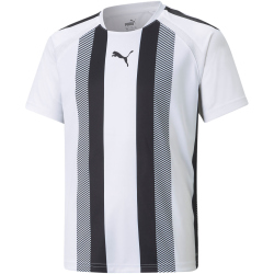 PUMA teamLIGA Striped Trikot Kinder PUMA white/PUMA black 164