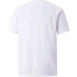 PUMA teamLIGA Striped Trikot Kinder PUMA white/PUMA black 164