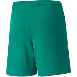 PUMA teamLIGA Shorts Kinder pepper green/puma white 116