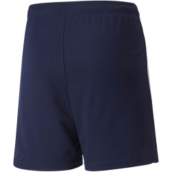 PUMA teamLIGA Shorts Kinder peacoat/puma white 128