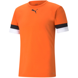 PUMA teamRISE Trainingsshirt Herren 08 - golden poppy/puma black/puma white M