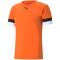 PUMA teamRISE Trainingsshirt Herren golden poppy/black/white XL