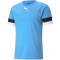 PUMA teamRISE Trainingsshirt Herren team light blue/black/white XL
