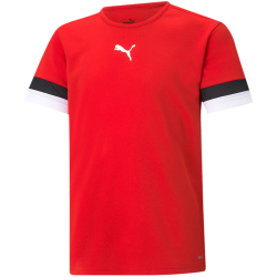 PUMA teamRISE Trikot Kinder PUMA red/pumablack/pumawhite 140
