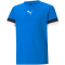 PUMA teamRISE Trikot Kinder electric blue/black/white 152