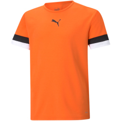 PUMA teamRISE Trikot Kinder golden poppy/black/white 116