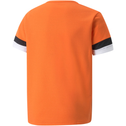 PUMA teamRISE Trikot Kinder golden poppy/black/white 116