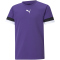 PUMA teamRISE Trikot Kinder prism violet/black/white 140