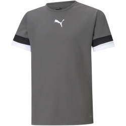 PUMA teamRISE Trikot Kinder smoked pearl/black/white 140