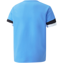 PUMA teamRISE Trikot Kinder team light blue/black/white 152