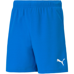 PUMA teamRISE Shorts Kinder electric blue lemonade/white 116