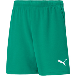 PUMA teamRISE Shorts Kinder pepper green/puma white 164