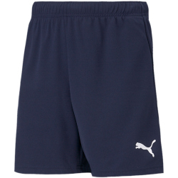 PUMA teamRISE Shorts Kinder peacoat/puma white 128