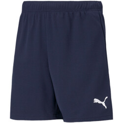 PUMA teamRISE Trainingsshorts Kinder peacoat/puma white 128