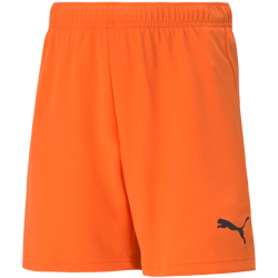 PUMA teamRISE Shorts Kinder golden poppy/puma black 164