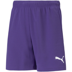 PUMA teamRISE Trainingsshorts Kinder prism violet/puma white 164