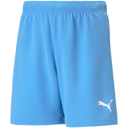 PUMA teamRISE Shorts Kinder team light blue/puma white 164