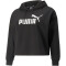 PUMA Essentials Cropped Hoodie Fleece Plus Size Damen PUMA black 1X (1XL)