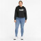 PUMA Essentials Cropped Hoodie Fleece Plus Size Damen PUMA black 1X (1XL)