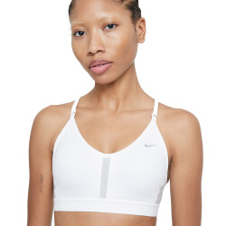 NIKE Dri-FIT Indy Sport-BH Damen white/grey fog/particle...