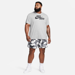 NIKE Sportswear JUST DO IT T-Shirt Herren 063 - dk grey heather/black XL
