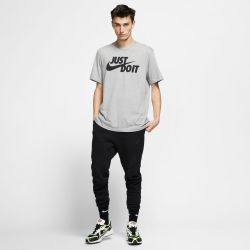 NIKE Sportswear JUST DO IT T-Shirt Herren dk grey heather/black XL