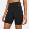 NIKE One Mid-Rise Tights Damen black/white XS